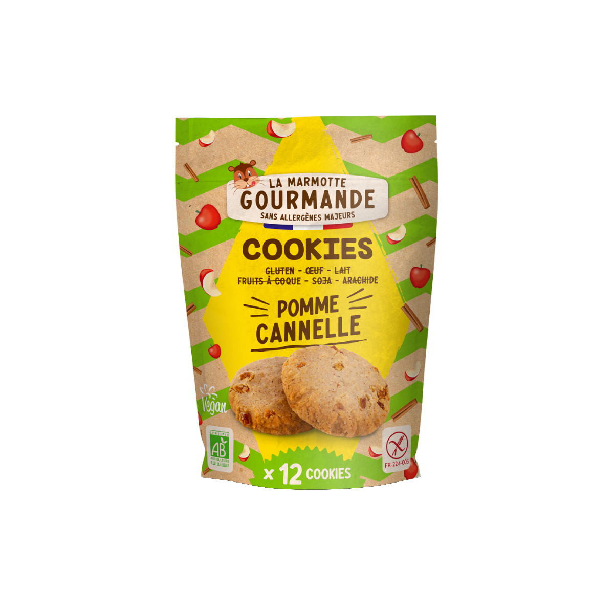 Cookies Sans Gluten Pomme Cannelle